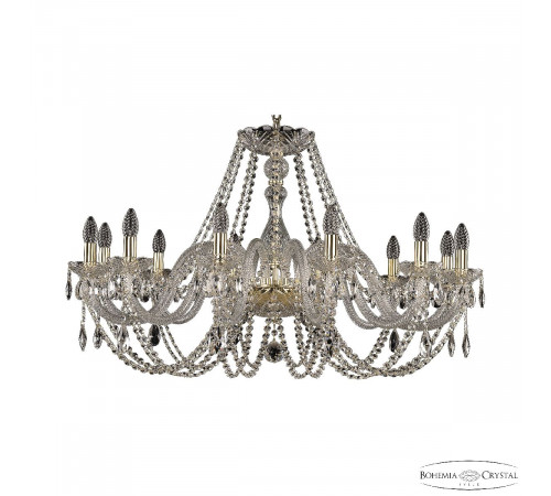 Подвесная люстра Bohemia Ivele Crystal 101/12/360 G Подвесная люстра Bohemia Ivele Crystal 101/12/360 G