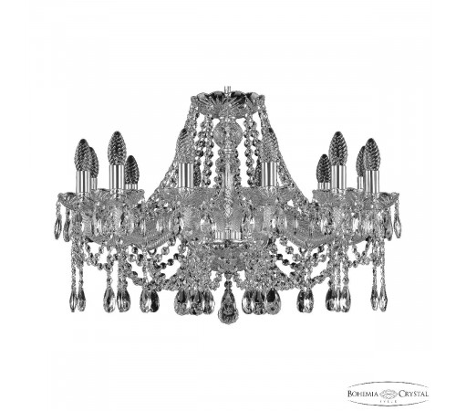 Подвесная люстра Bohemia Ivele Crystal 107/12/240 Ni Подвесная люстра Bohemia Ivele Crystal 107/12/240 Ni