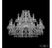 Подвесная люстра Bohemia Ivele Crystal 1409/10+5/240 Ni