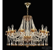 Подвесная люстра Bohemia Ivele Crystal 5413/12/300 G Amber/M-1F K721