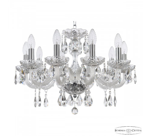 Подвесная люстра Bohemia Ivele Crystal 117/10/195 Ni Подвесная люстра Bohemia Ivele Crystal 117/10/195 Ni