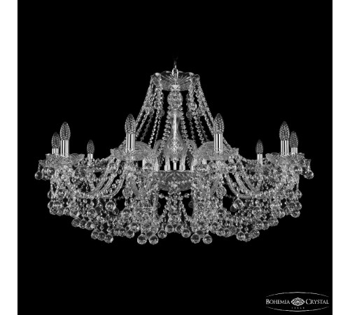 Подвесная люстра Bohemia Ivele Crystal 1409/10/360 Ni