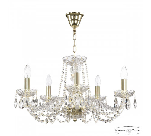 Подвесная люстра Bohemia Ivele Crystal 119/5/200 G Подвесная люстра Bohemia Ivele Crystal 119/5/200 G