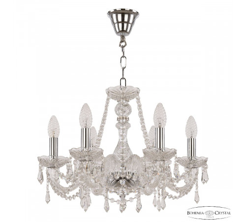 Подвесная люстра Bohemia Ivele Crystal 104/6/165 Ni Подвесная люстра Bohemia Ivele Crystal 104/6/165 Ni
