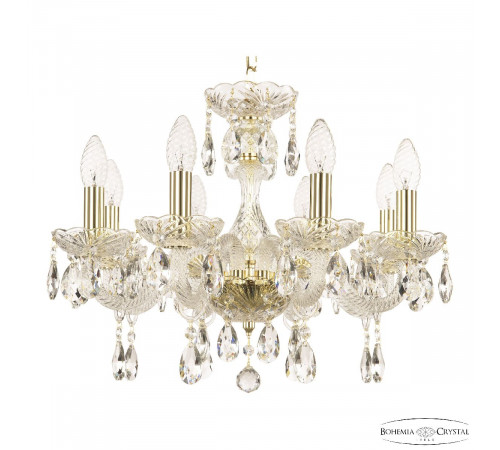 Подвесная люстра Bohemia Ivele Crystal 117/8/165 G Подвесная люстра Bohemia Ivele Crystal 117/8/165 G