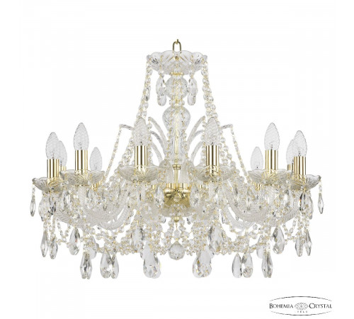 Подвесная люстра Bohemia Ivele Crystal 105/12/240 G Подвесная люстра Bohemia Ivele Crystal 105/12/240 G