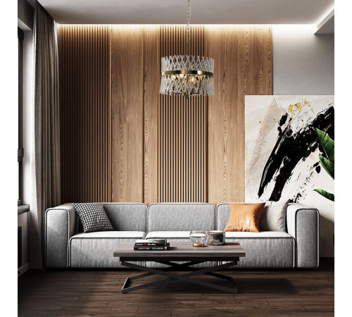 Подвесная люстра Lumien Hall Базиано LH3040/4P-CO-CL Подвесная люстра Lumien Hall Базиано LH3040/4P-CO-CL