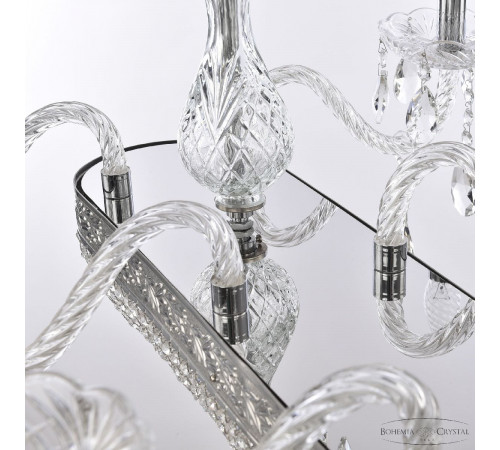 Подвесная люстра Bohemia Ivele Crystal 1452/8/195/800 Ni Подвесная люстра Bohemia Ivele Crystal 1452/8/195/800 Ni