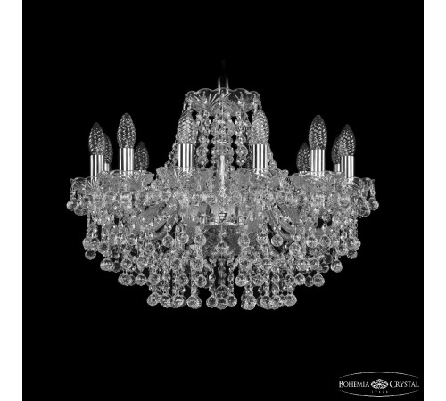 Подвесная люстра Bohemia Ivele Crystal 1409/12/195 Ni Подвесная люстра Bohemia Ivele Crystal 1409/12/195 Ni
