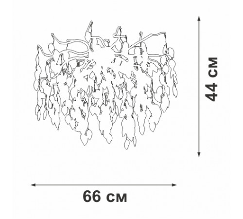 Потолочная люстра Vitaluce V28320-8/7PL
