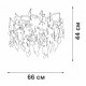 Потолочная люстра Vitaluce V28320-8/7PL