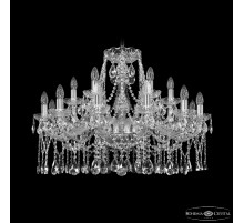 Подвесная люстра Bohemia Ivele Crystal 1413/12+6/300 Ni