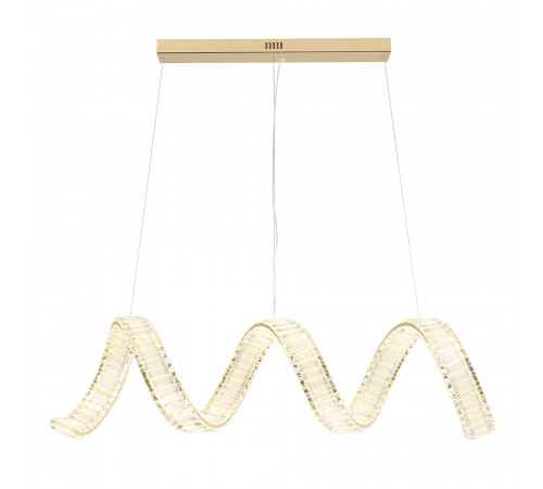 Подвесная люстра Crystal Lux MUSIKA SP100W LED L1200 GOLD Подвесная люстра Crystal Lux MUSIKA SP100W LED L1200 GOLD