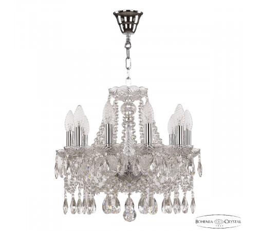 Подвесная люстра Bohemia Ivele Crystal 107/10/141 Ni Подвесная люстра Bohemia Ivele Crystal 107/10/141 Ni