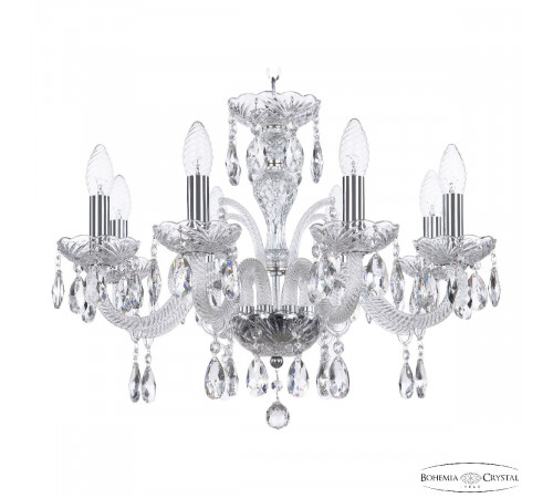 Подвесная люстра Bohemia Ivele Crystal 118/8/195 Ni Подвесная люстра Bohemia Ivele Crystal 118/8/195 Ni