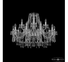 Подвесная люстра Bohemia Ivele Crystal 1403/10+5/300 Ni