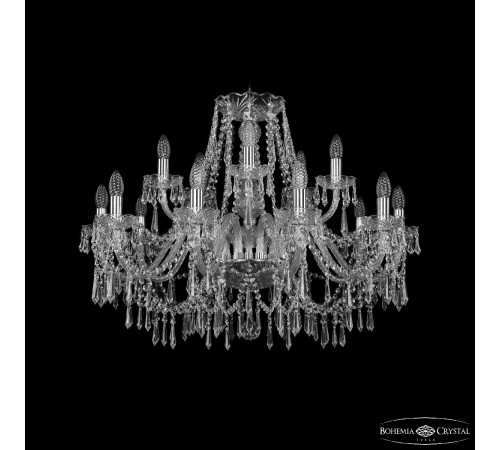 Подвесная люстра Bohemia Ivele Crystal 1403/10+5/300 Ni Подвесная люстра Bohemia Ivele Crystal 1403/10+5/300 Ni