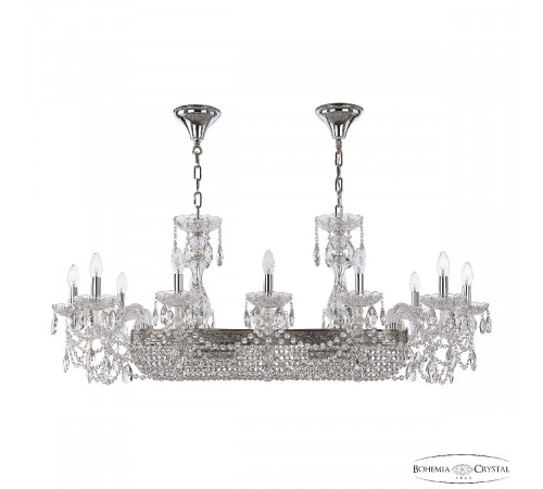 Подвесная люстра Bohemia Ivele Crystal 1453/12/195/800 Ni Подвесная люстра Bohemia Ivele Crystal 1453/12/195/800 Ni