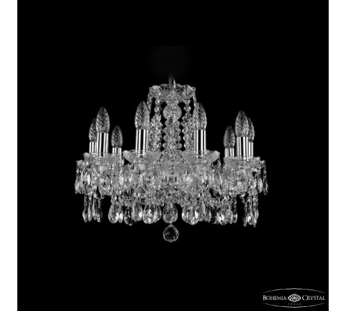 Подвесная люстра Bohemia Ivele Crystal 1413/10/165 Ni Подвесная люстра Bohemia Ivele Crystal 1413/10/165 Ni