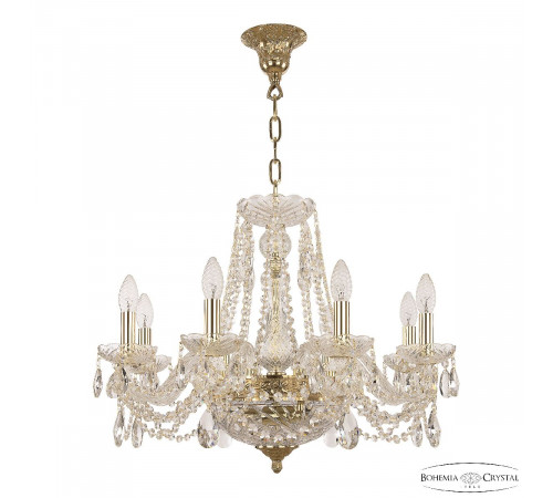 Подвесная люстра Bohemia Ivele Crystal 1451/8/160/250 G Подвесная люстра Bohemia Ivele Crystal 1451/8/160/250 G