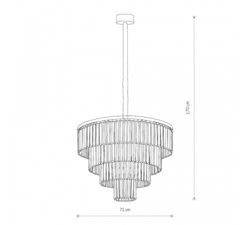 Подвесная люстра Nowodvorski Cristal L 7614 Подвесная люстра Nowodvorski Cristal L 7614