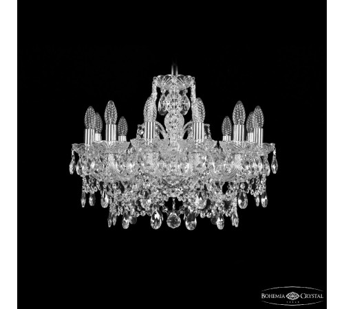 Подвесная люстра Bohemia Ivele Crystal 1411/12/195 Ni Подвесная люстра Bohemia Ivele Crystal 1411/12/195 Ni