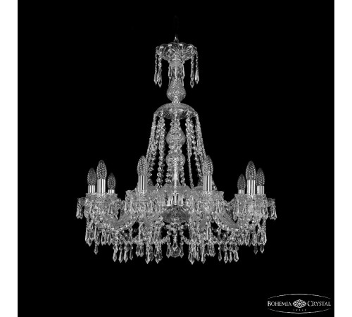 Подвесная люстра Bohemia Ivele Crystal 1403/10/240/XL-75 Ni Подвесная люстра Bohemia Ivele Crystal 1403/10/240/XL-75 Ni