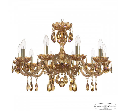Подвесная люстра Bohemia Ivele Crystal 117/10/240 G M777 Подвесная люстра Bohemia Ivele Crystal 117/10/240 G M777