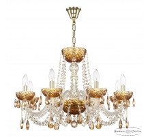 Подвесная люстра Bohemia Ivele Crystal 5402/8/240 G Amber/M-1F K721