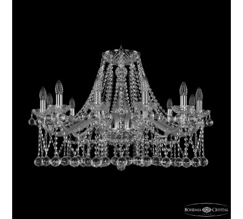 Подвесная люстра Bohemia Ivele Crystal 1413/12/300 Ni Balls Подвесная люстра Bohemia Ivele Crystal 1413/12/300 Ni Balls