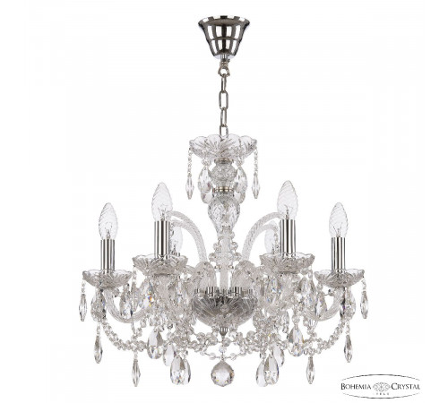 Подвесная люстра Bohemia Ivele Crystal 105/6/165 Ni Подвесная люстра Bohemia Ivele Crystal 105/6/165 Ni