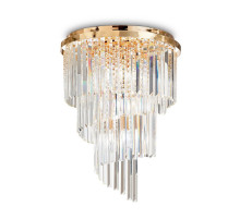 Потолочная люстра Ideal Lux Carlton PL12 Oro 213507