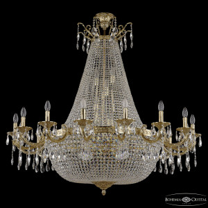 Потолочная люстра Bohemia Ivele Crystal 2111H208/16/135IV/Y1 G
