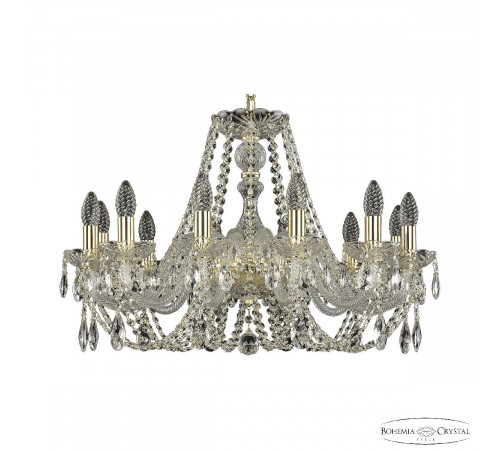 Подвесная люстра Bohemia Ivele Crystal 101/12/240 G Подвесная люстра Bohemia Ivele Crystal 101/12/240 G