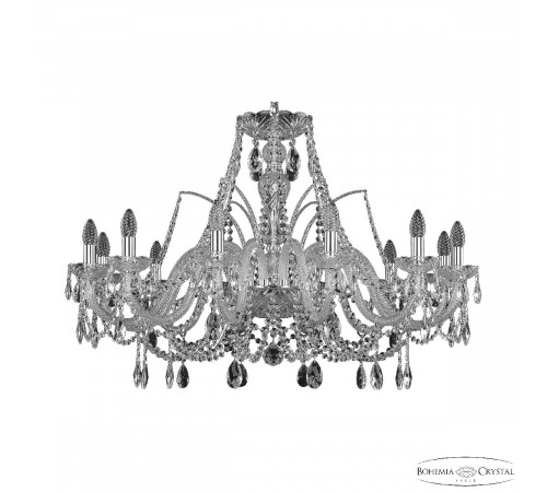Подвесная люстра Bohemia Ivele Crystal 105/12/360 Ni Подвесная люстра Bohemia Ivele Crystal 105/12/360 Ni