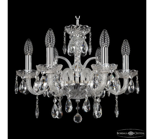 Подвесная люстра Bohemia Ivele Crystal 118/6/141 Ni Подвесная люстра Bohemia Ivele Crystal 118/6/141 Ni