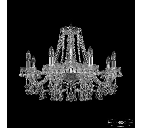 Подвесная люстра Bohemia Ivele Crystal 1409/8/240 Ni Подвесная люстра Bohemia Ivele Crystal 1409/8/240 Ni