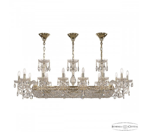 Подвесная люстра Bohemia Ivele Crystal 1453/14/195/1000 G Подвесная люстра Bohemia Ivele Crystal 1453/14/195/1000 G