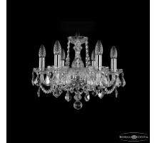Подвесная люстра Bohemia Ivele Crystal 1402/6/141 Ni Leafs