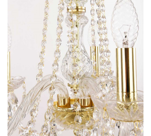 Подвесная люстра Bohemia Ivele Crystal 5417/6/165 G Clear/M-1G Подвесная люстра Bohemia Ivele Crystal 5417/6/165 G Clear/M-1G