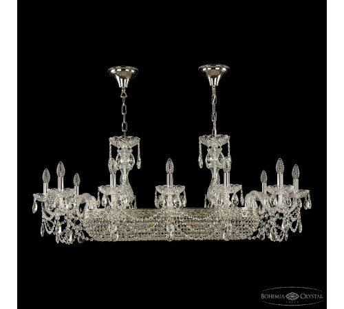 Подвесная люстра Bohemia Ivele Crystal 1453/12/195/800 Ni Подвесная люстра Bohemia Ivele Crystal 1453/12/195/800 Ni