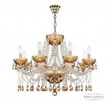 Подвесная люстра Bohemia Ivele Crystal 5413/8/240 G Amber/M-1G K721