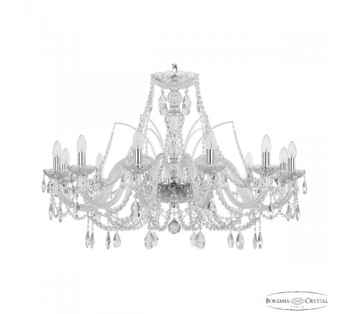 Подвесная люстра Bohemia Ivele Crystal 105/12/360 Ni Подвесная люстра Bohemia Ivele Crystal 105/12/360 Ni
