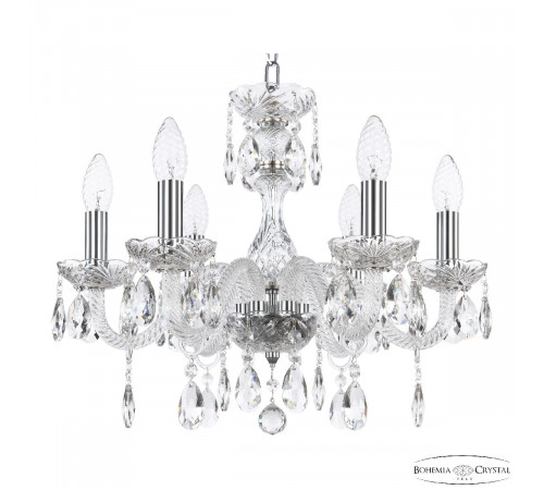 Подвесная люстра Bohemia Ivele Crystal 117/6/165 Ni Подвесная люстра Bohemia Ivele Crystal 117/6/165 Ni