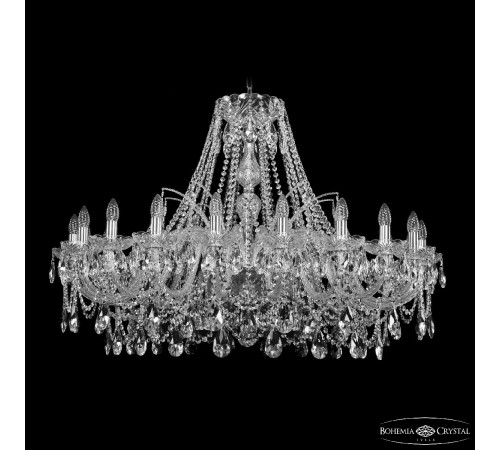 Подвесная люстра Bohemia Ivele Crystal 1411/20/400 Ni Подвесная люстра Bohemia Ivele Crystal 1411/20/400 Ni