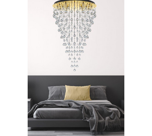 Потолочная люстра Arti Lampadari Flusso H 1.4.80.615 G Потолочная люстра Arti Lampadari Flusso H 1.4.80.615 G