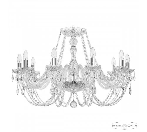 Подвесная люстра Bohemia Ivele Crystal 101/10/300 Ni Подвесная люстра Bohemia Ivele Crystal 101/10/300 Ni