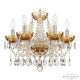 Подвесная люстра Bohemia Ivele Crystal 5413/6/141 G Amber/M-1H