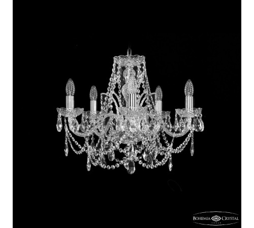 Подвесная люстра Bohemia Ivele Crystal 1411/5/195 Ni