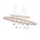 Подвесная люстра Newport 8120/120 oval chrome М0069613
